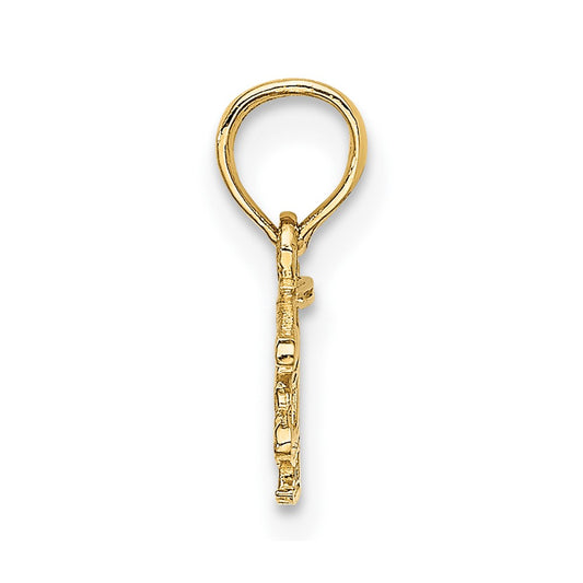 10k Cut-out Helicopter Charm