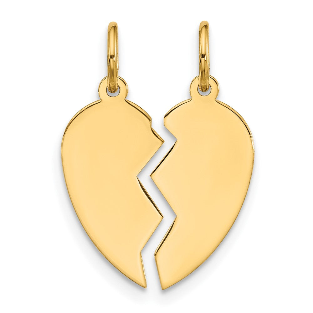 10K 2-Piece Extra Small Heart Charm Set