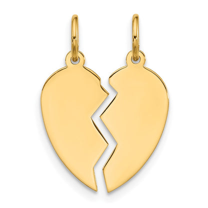 10K 2-Piece Extra Small Heart Charm Set