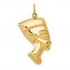 10k Polished Nefertiti Charm