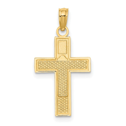 10K RN  Caduceus Cross Charm