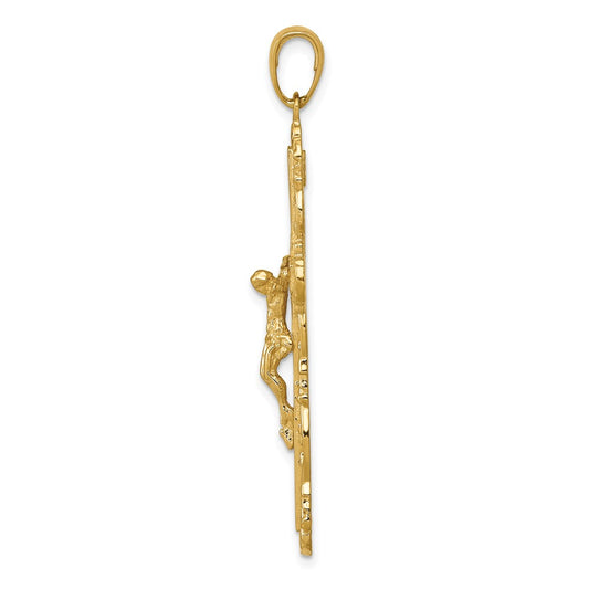 10k Filigree Crucifix Pendant