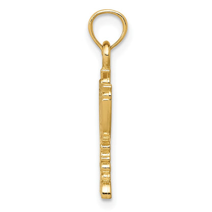 10K Menorah Pendant
