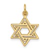 10k Jewish Star of David Charm