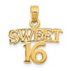 10K SWEET 16 Pendant