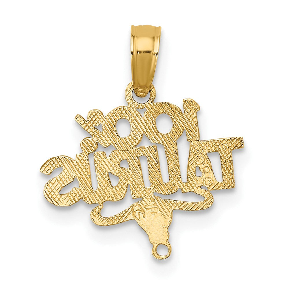 10K 100% TAURUS Zodiac Charm