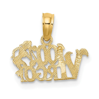 10K 100% VIRGO Zodiac Charm