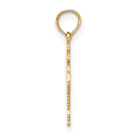 10K 100% SCORPIO Zodiac Charm