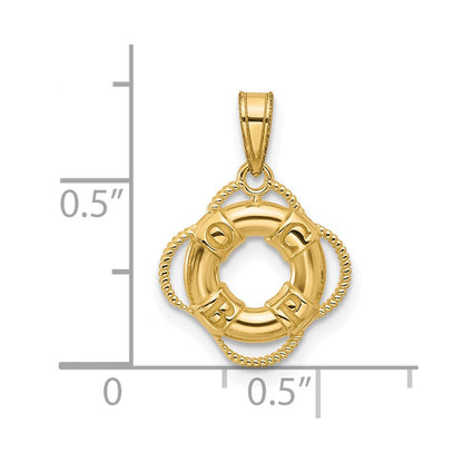 10K Life Preserver Charm