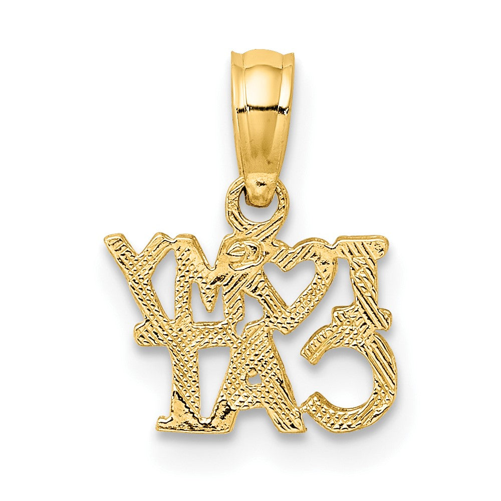 10k I Heart MY CAT Charm