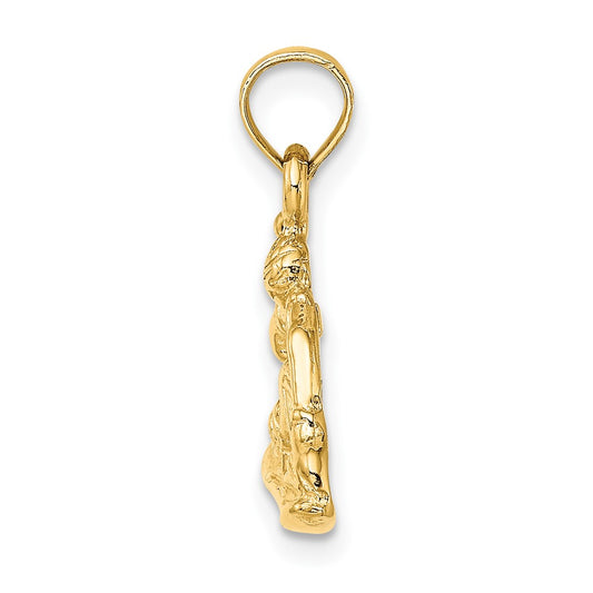 10K Snowboarder Charm