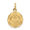 10k Baptism Spanish RECUERDO DEL BAUTISMO on Reverse Charm