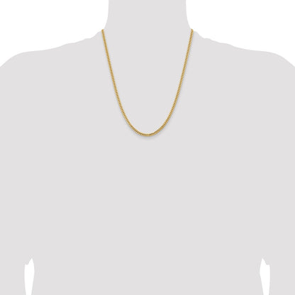 10K 3.5mm Solid Miami Cuban Chain