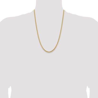 10K 3.5mm Solid Miami Cuban Chain