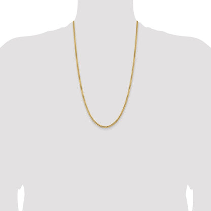 10K 3.5mm Solid Miami Cuban Chain