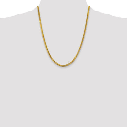 10K 4.25mm Solid Miami Cuban Chain