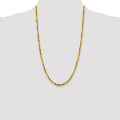 10K 4.25mm Solid Miami Cuban Chain