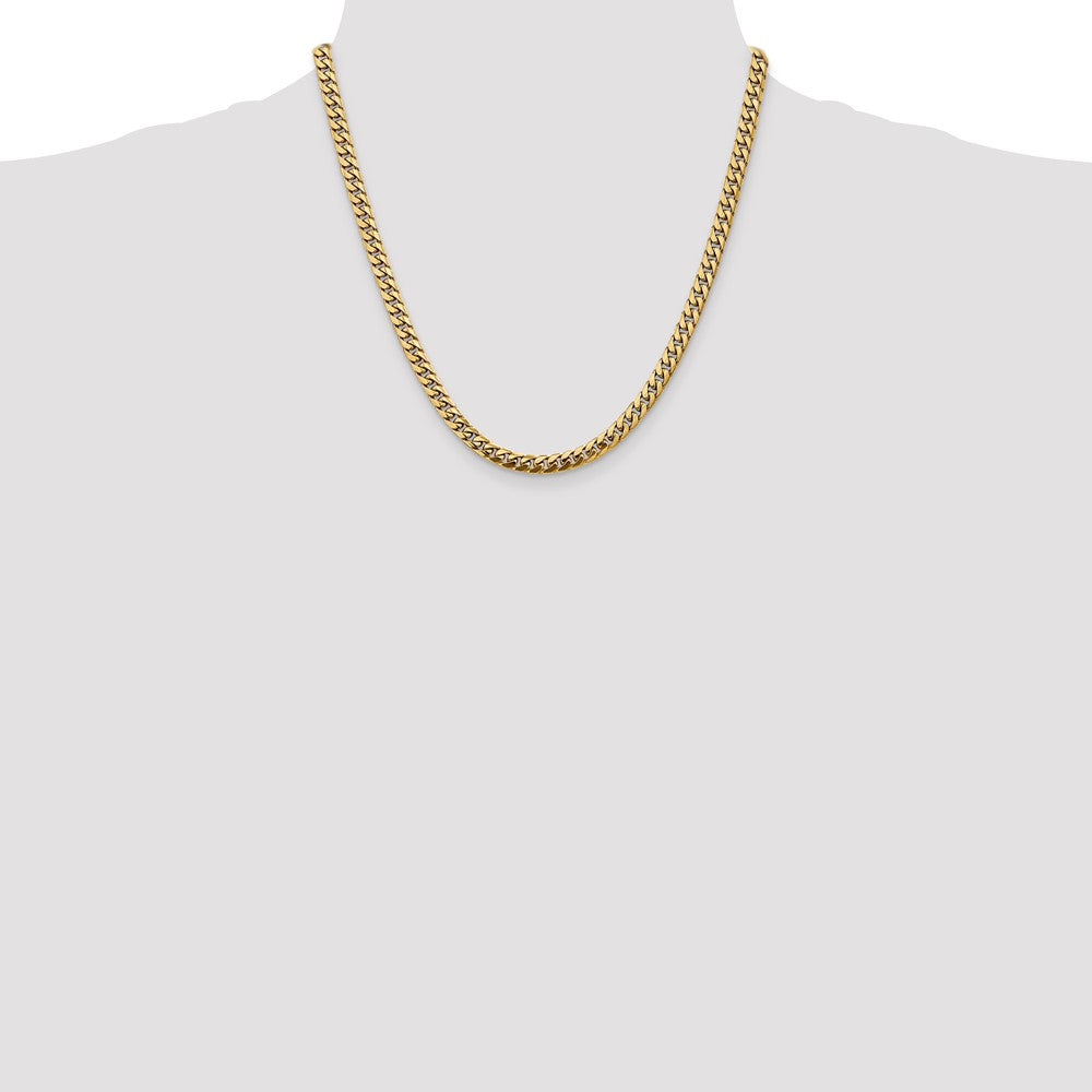 10K 5mm Solid Miami Cuban Chain