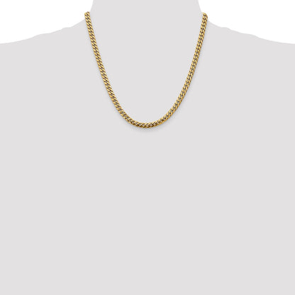 10K 5mm Solid Miami Cuban Chain