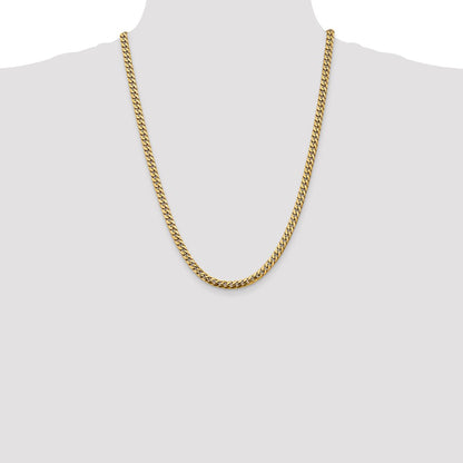 10K 5mm Solid Miami Cuban Chain
