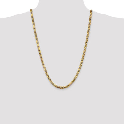 10K 5mm Solid Miami Cuban Chain