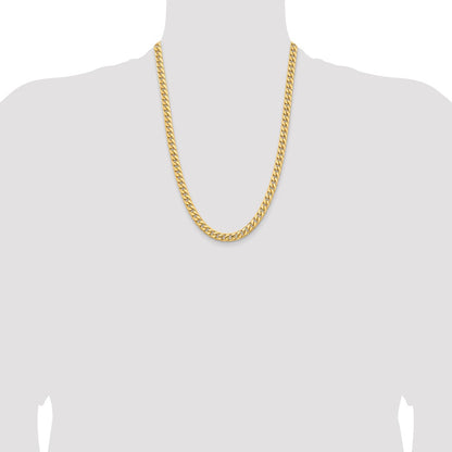 10K 6.75mm Solid Miami Cuban Chain