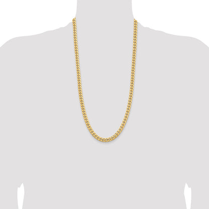 10K 6.75mm Solid Miami Cuban Chain