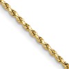 10k 2.0mm Semi-solid D/C Rope Chain