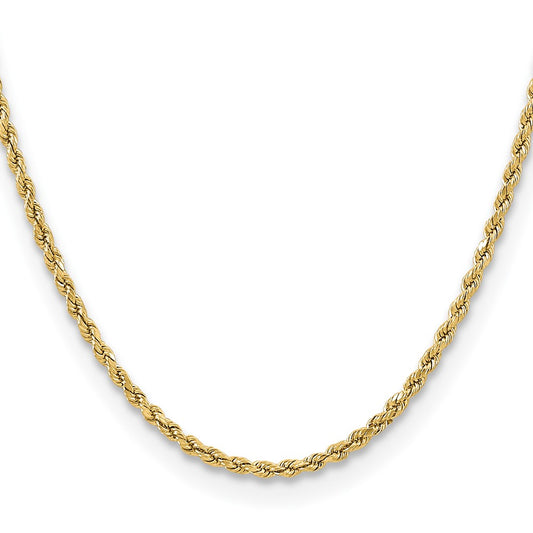 10k 3.0mm Semi-solid D/C Rope Chain