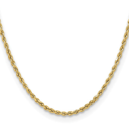 10k 3.0mm Semi-solid D/C Rope Chain