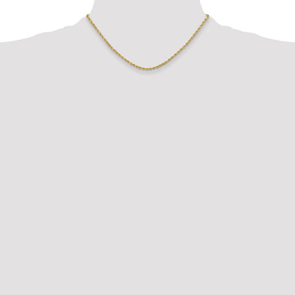 10k 3.0mm Semi-solid D/C Rope Chain