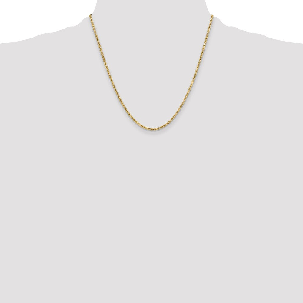 10k 3.0mm Semi-solid D/C Rope Chain