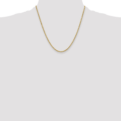 10k 3.0mm Semi-solid D/C Rope Chain