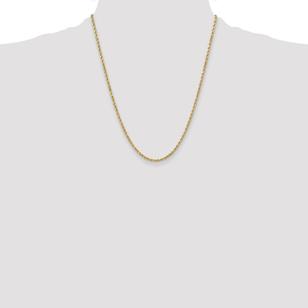 10k 3.0mm Semi-solid D/C Rope Chain