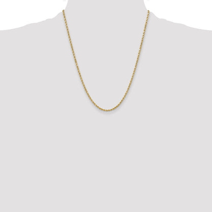 10k 3.0mm Semi-solid D/C Rope Chain