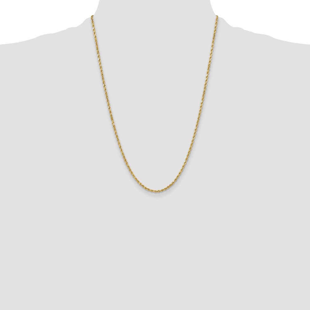 10k 3.0mm Semi-solid D/C Rope Chain