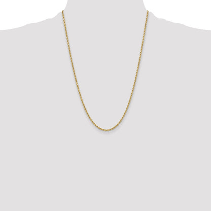 10k 3.0mm Semi-solid D/C Rope Chain