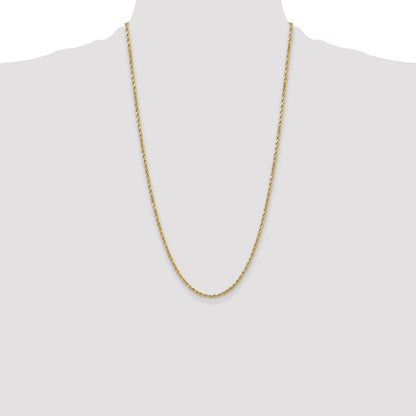 10k 3.0mm Semi-solid D/C Rope Chain