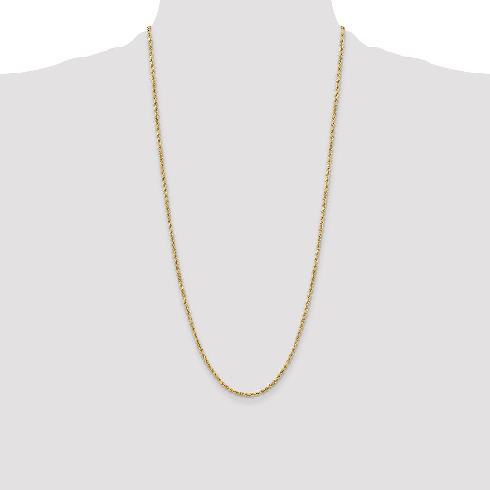 10k 3.0mm Semi-solid D/C Rope Chain