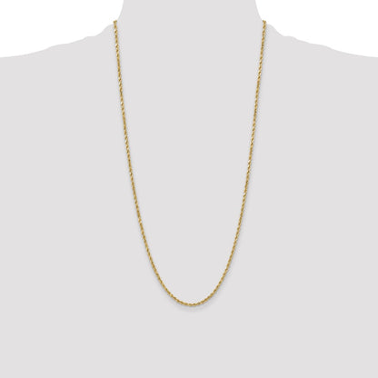 10k 3.0mm Semi-solid D/C Rope Chain