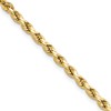 10k 3.0mm Semi-solid D/C Rope Chain