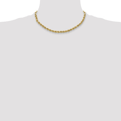 10k 3.5mm Semi-solid D/C Rope Chain