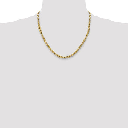 10k 3.5mm Semi-solid D/C Rope Chain
