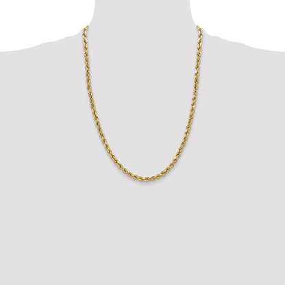 10k 3.5mm Semi-solid D/C Rope Chain