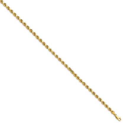 10k 4.0mm Semi-solid D/C Rope Chain