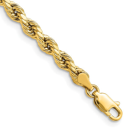 10k 4.0mm Semi-solid D/C Rope Chain