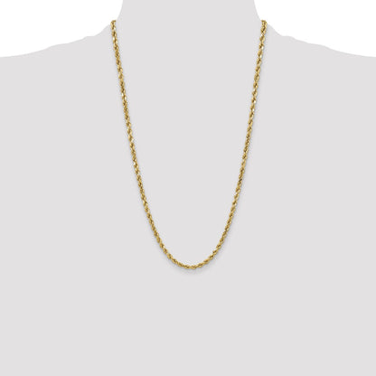 10k 4.9mm Semi-solid D/C Rope Chain