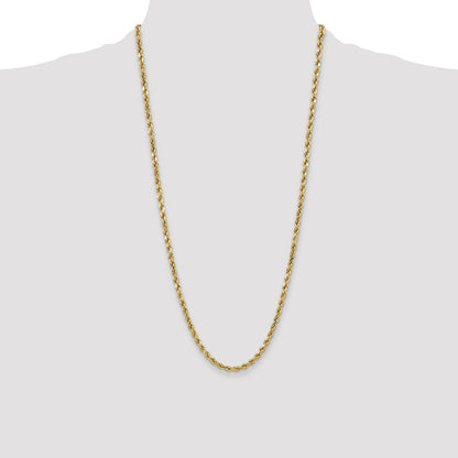 10k 4.9mm Semi-solid D/C Rope Chain