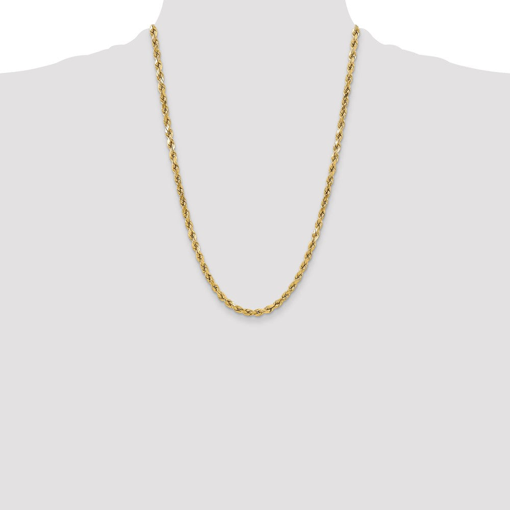 10k 5.5mm Semi-solid D/C Rope Chain