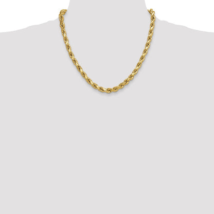 10k 8.0mm Semi-solid D/C Rope Chain